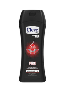Clere For Men Body Lotion - FIRE - 400ml 36-Pack