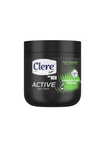 Clere For Men Active Body Crème - Hydro Glycerine - 450ml 24-Pack
