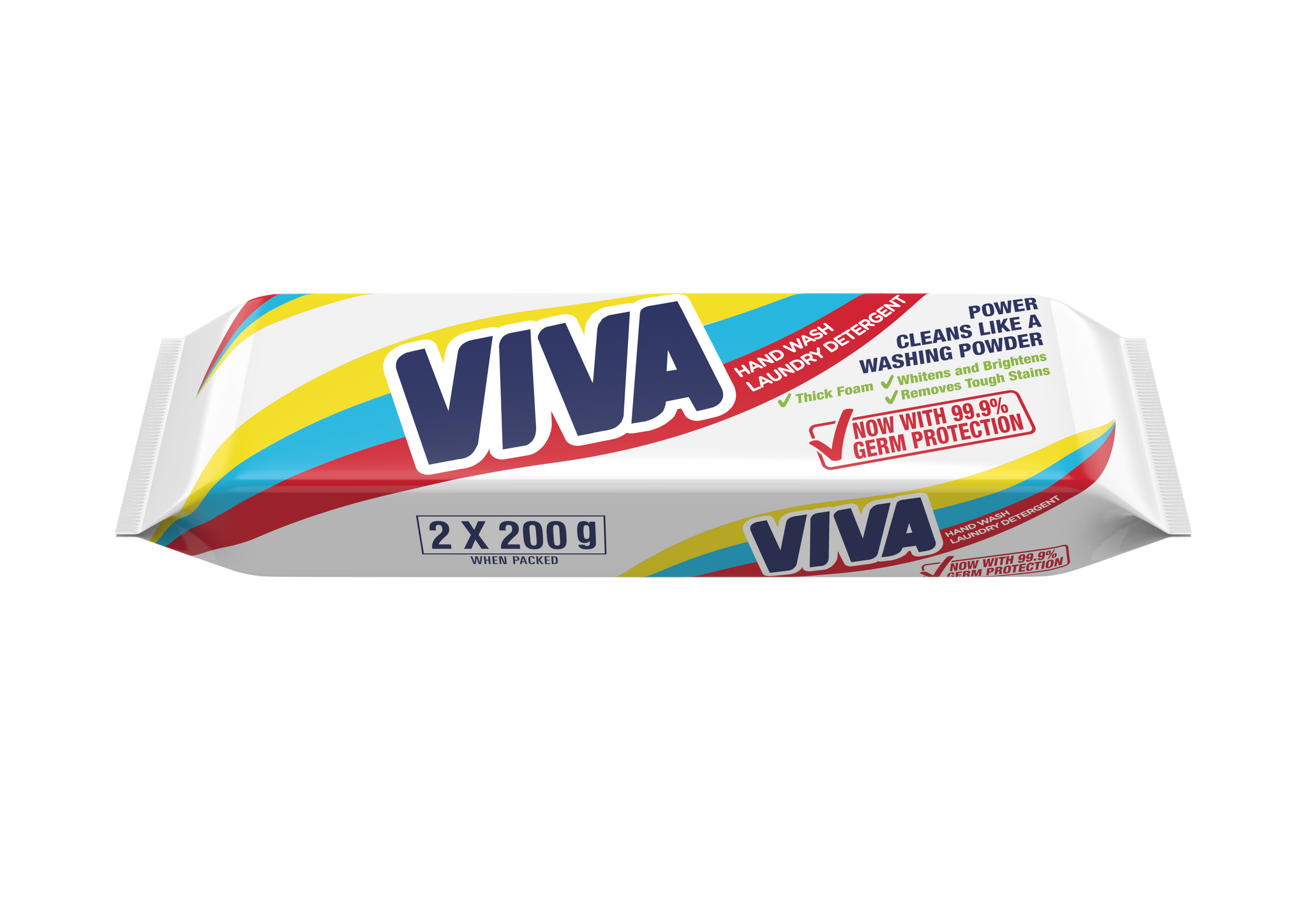 Viva Laundry Bar - 200g (2 Pack) 48-Pack
