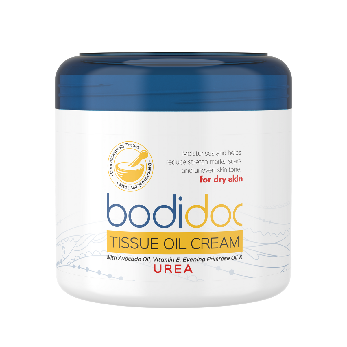 Bodidoc Tissue Oil Body Cream Urea 500ml Dot Mall Store bodidoc-tissue-oil-body-cream-urea-500ml-dot-mall-store