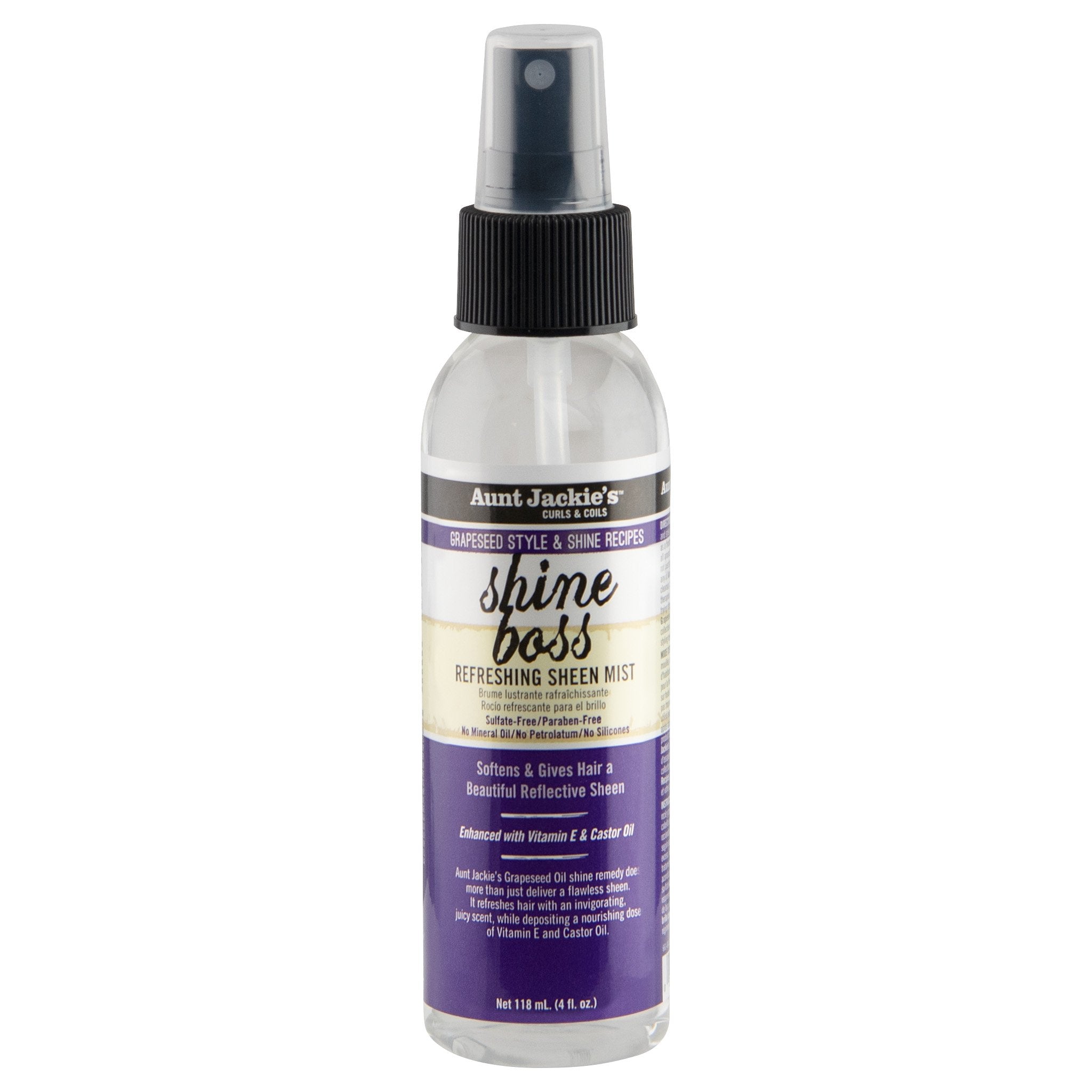 Aunt Jackie's Grapeseed Style & Shine Recipes Shine Boss - 120ml