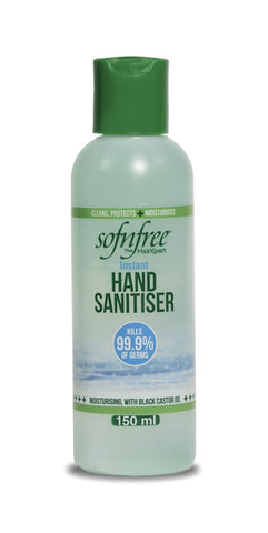 Sofnfree castor oil hand sanitiser 150ml  24-Pack