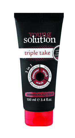 Young Solution Triple Take 3 in 1 Cleaner/Scrub/Mask - 100ml