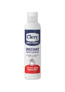 Clere Pure & Protect Instant Hand Sanitiser (Round bottle) - Gel - 250ml 12-Pack