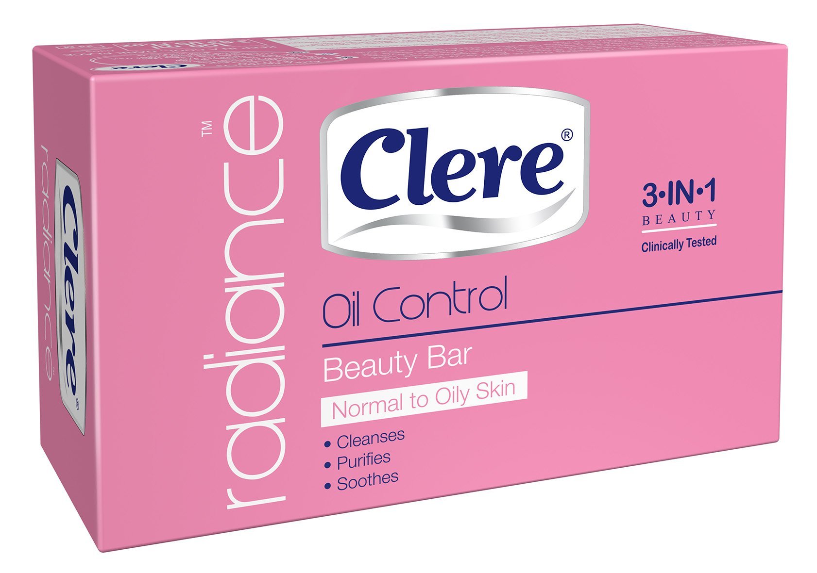 Clere Radiance - Oil Control Beauty Soap - 100g 72-Pack