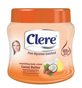 Clere Body Crème - Cocoa Butter 500ml 24-Pack