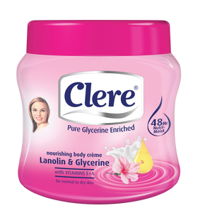 Clere Body Crème - Lanolin & Glycerine300ml