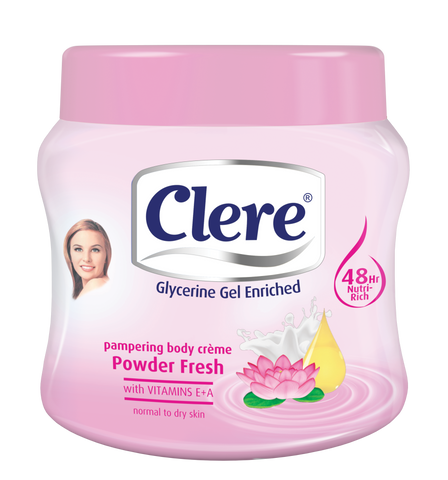 Clere Body Crème - Powder Fresh 300ml 24-Pack