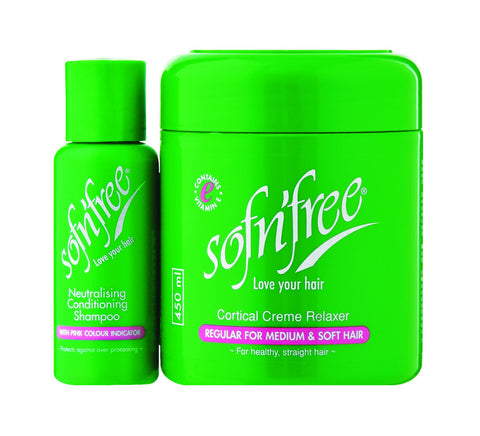 Sofnfree cortical relaxer -regular   + 60ml Neut Shampoo 9-Pack