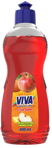 Viva Dishwashing Liquid Crisp Apple 400ml