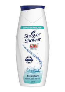 Shower to Shower Fresh Vitality Body Wash - 500ml - 24 Pack