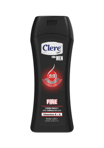 Clere For Men Body Lotion - FIRE - 400ml