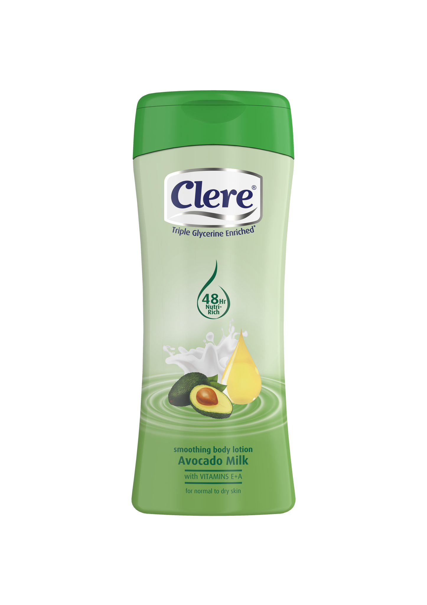 Clere Hand & Body Lotion - Avocado Milk - 200ml 24-Pack