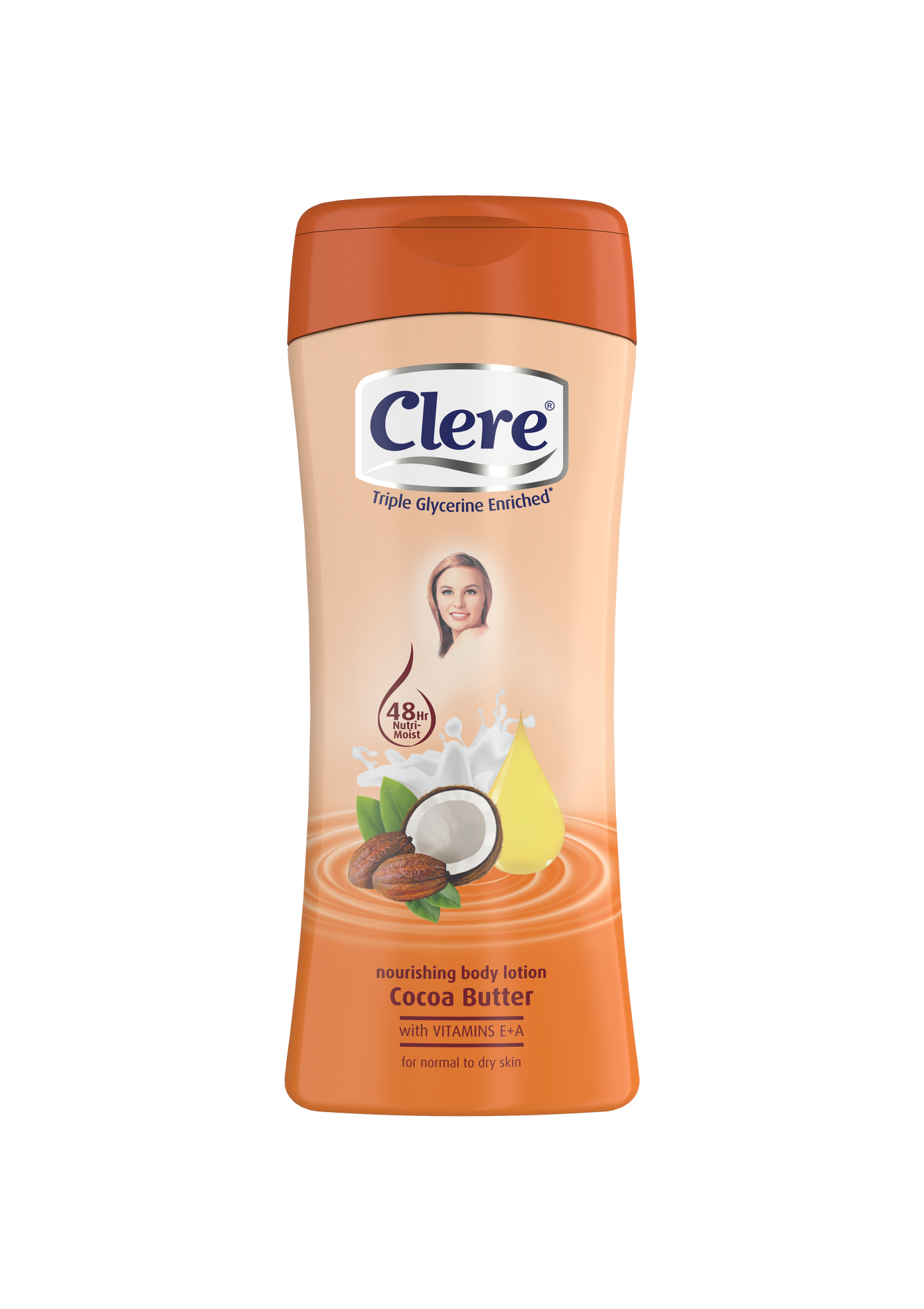 Clere Hand & Body Lotion - Cocoa Butter - 400ml 36-Pack