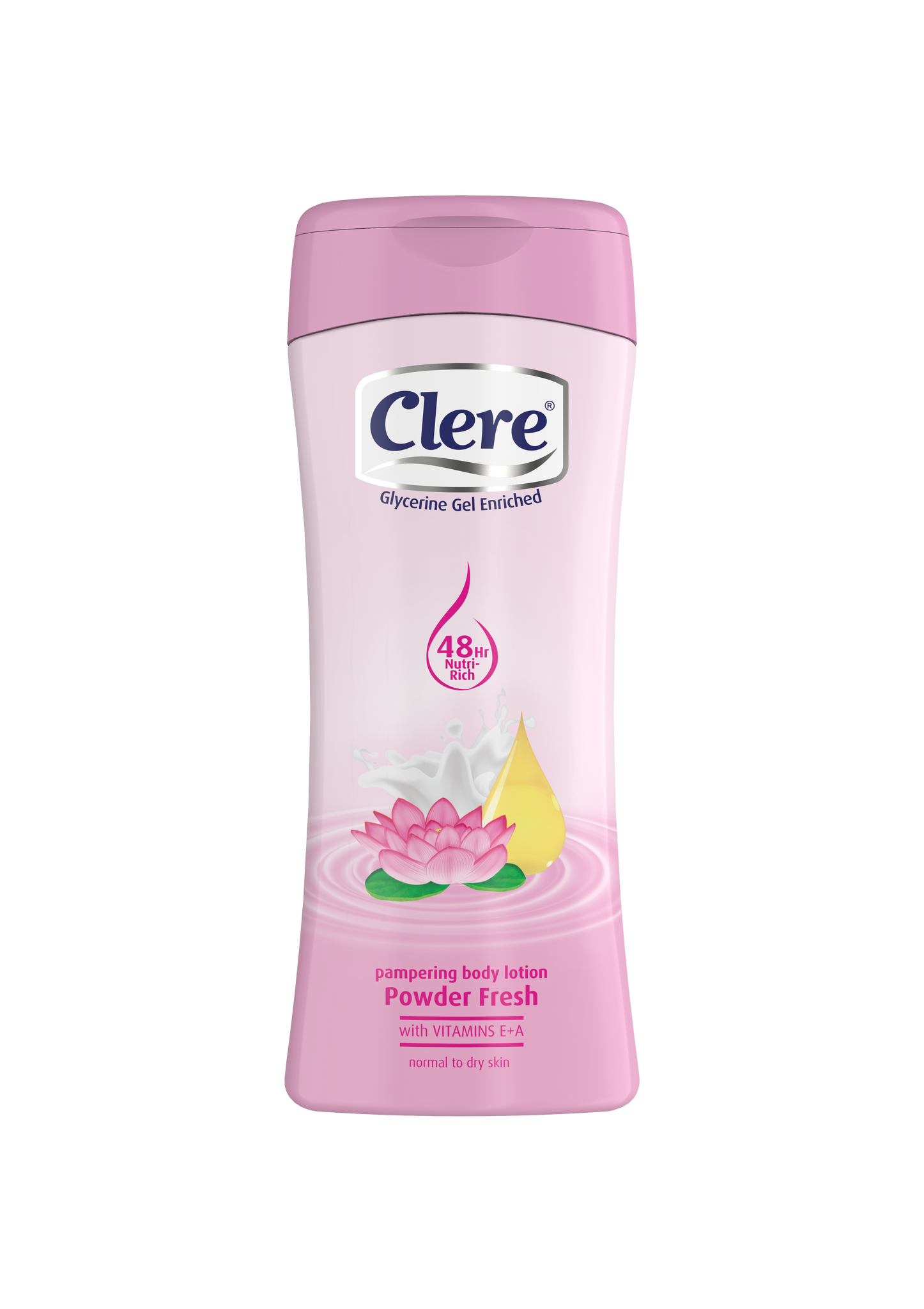 Clere Hand & Body Lotion - Powder Fresh - 400ml 36-Pack