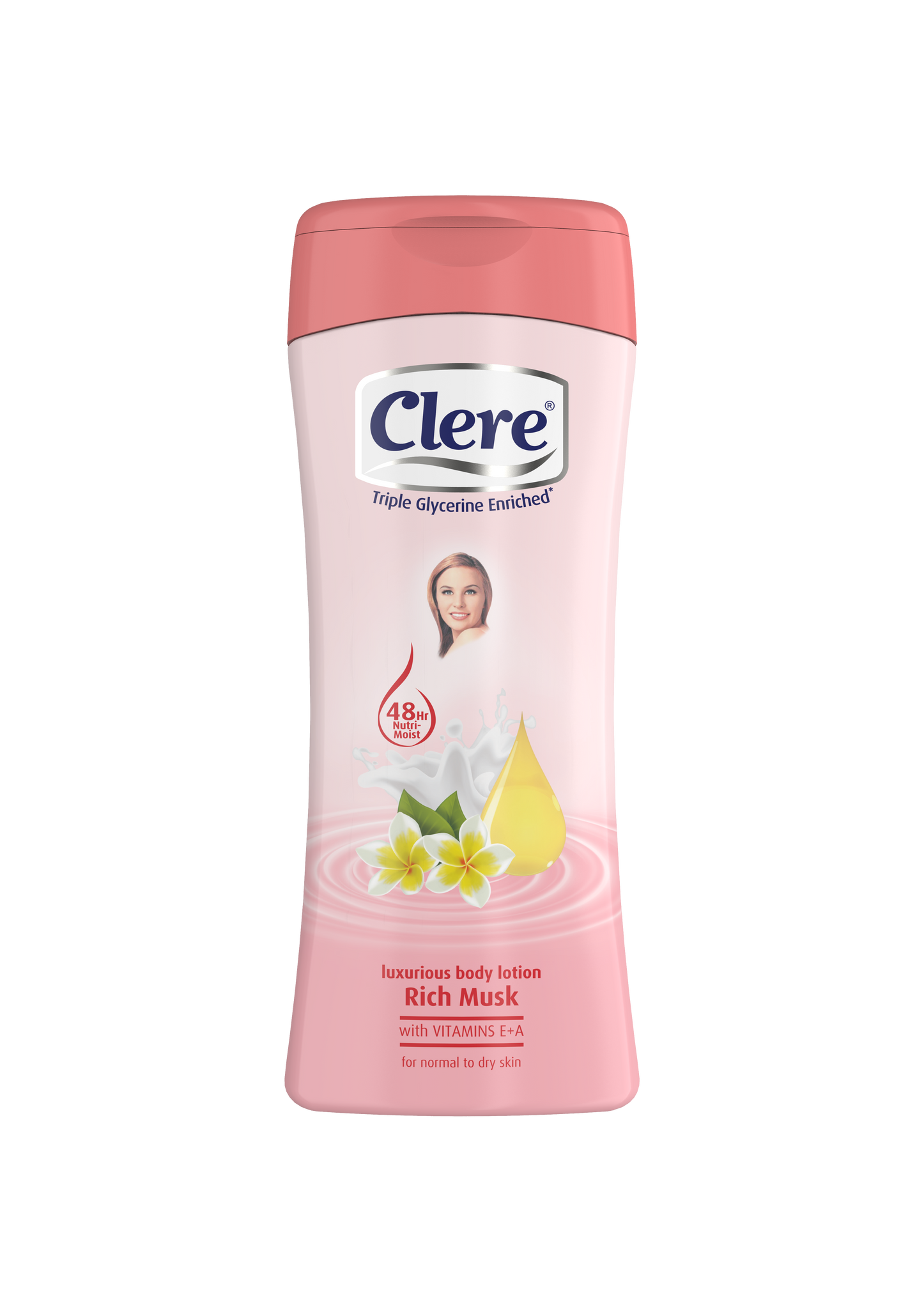 Clere Hand & Body Lotion - Rich Musk - 400ml 36-Pack