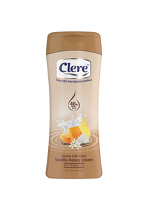 Clere Hand & Body Lotion - Vanilla Honey - 200ml 24-Pack