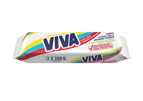 Viva Laundry Bar - 200g (2 Pack) 48-Pack