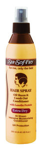 Sta-Sof-Fro Oil Sheen Comb Out Extra Dry Spray 250ml 12-Pack