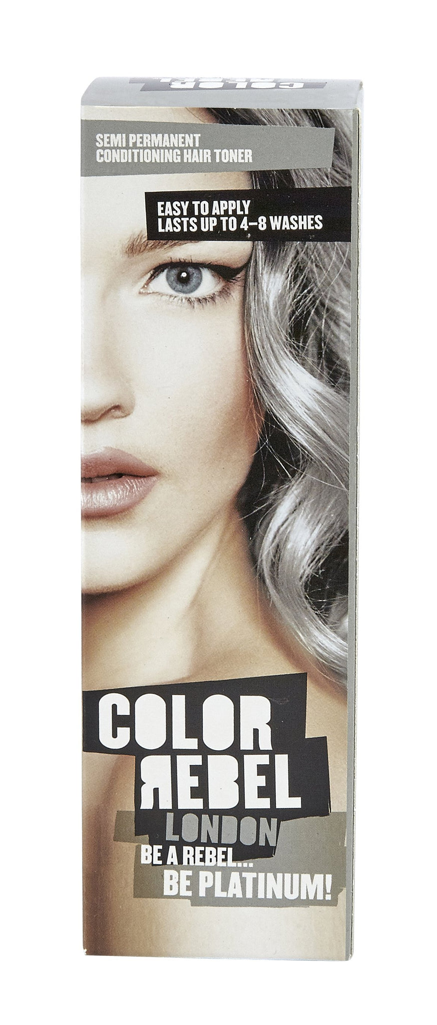 Color Rebel Semi-Perm cond hair toner platinum 100ml 12-Pack