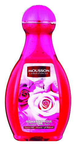 Mousson Bubble Bath - Romantic Rose - 2L 6-Pack