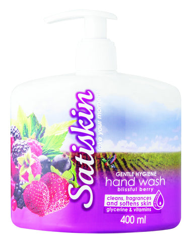 Satiskin Hand Wash - Blisfull Berry - 400ml
