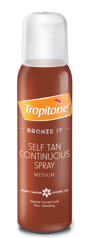 Tropitone Bronze It Selftan Continuous Spray Medium - 125ml 36-Pack