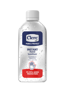 Clere Pure & Protect Instant Hand Sanitiser (PET Bottle) - Gel - 100ml