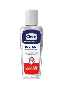 Clere Pure & Protect Instant Hand Sanitiser (Glycerine Bottle) - Gel - 50ml