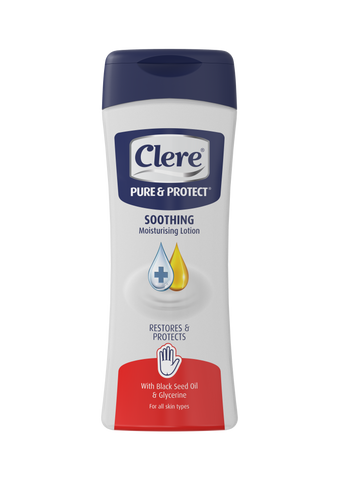 Clere Pure & Protect Soothing Moisturising Lotion (lotion bottle)  - 400ml 36-Pack