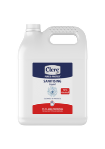 Clere Pure & Protect Sanitising Liquid (70%) - Liquid - 5L
