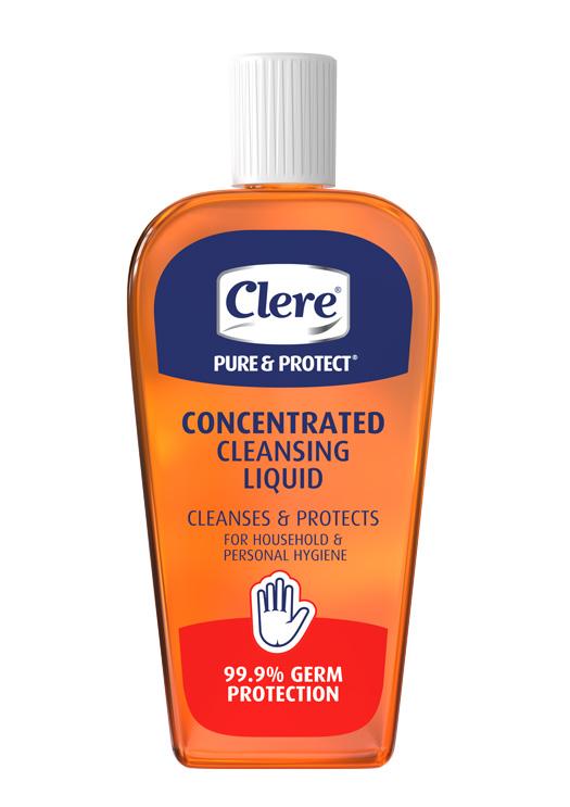 Clere Pure & Protect Concentrated Cleansing Liquid - Liquid - 200ml
