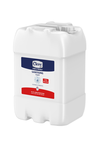 Clere Pure & Protect Sanitising Liquid (70%) - Liquid - 25L 1-Pack