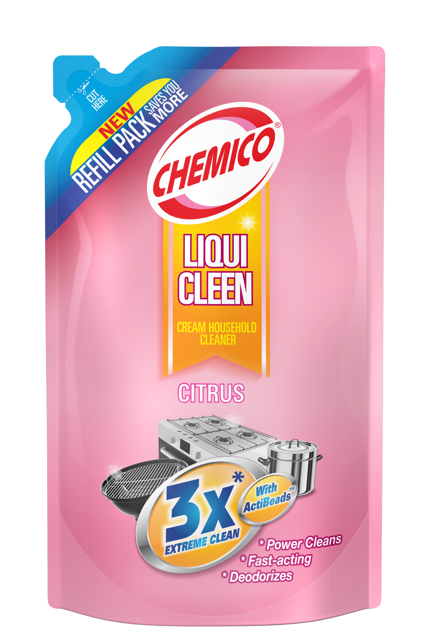 Chemico Liqui Cleen - Citrus - Refill - 750ml 12-Pack