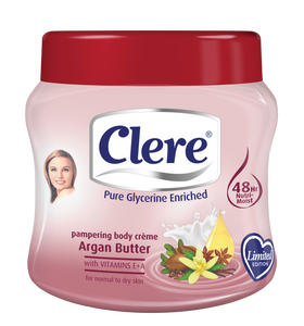 Clere Body Crème - Argan Butter 500ml