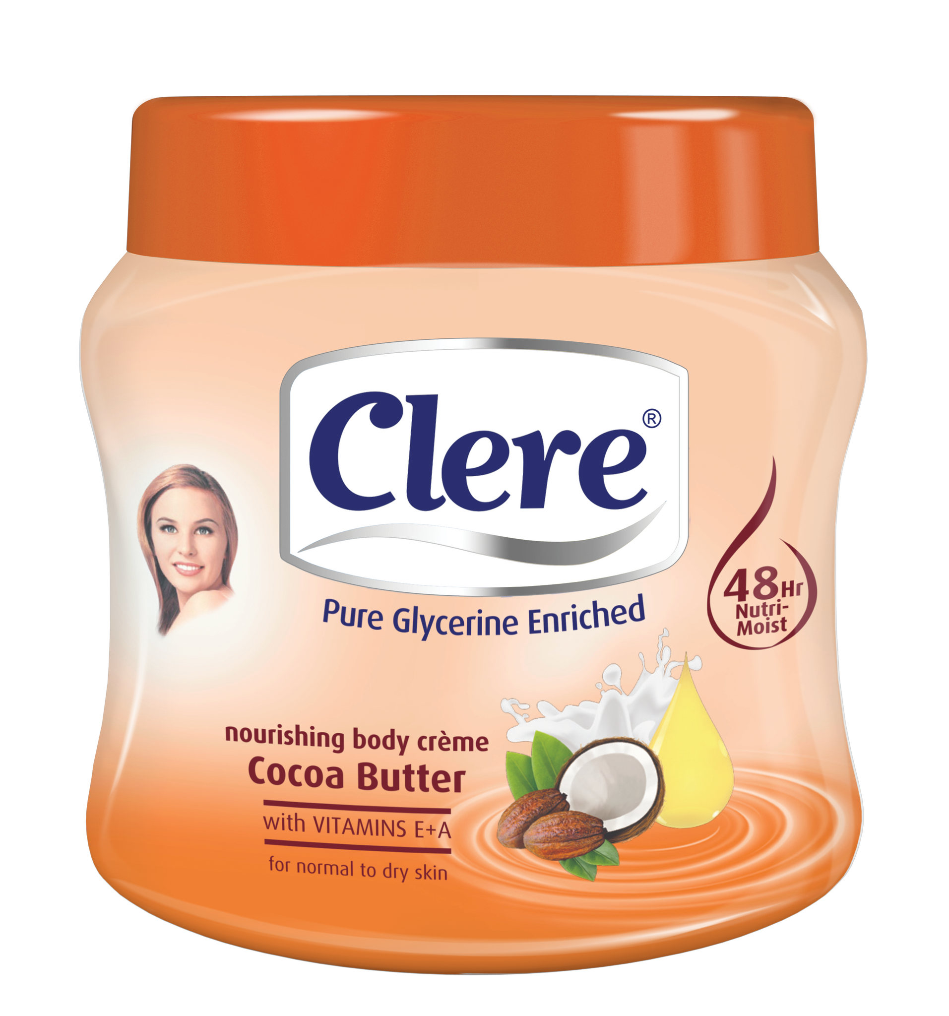 Clere Body Crème - Cocoa Butter 300ml 24-Pack