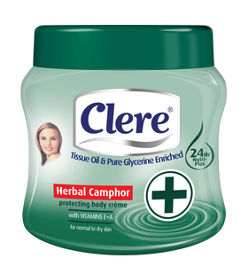 Clere Body Crème - Herbal Camphor 500ml