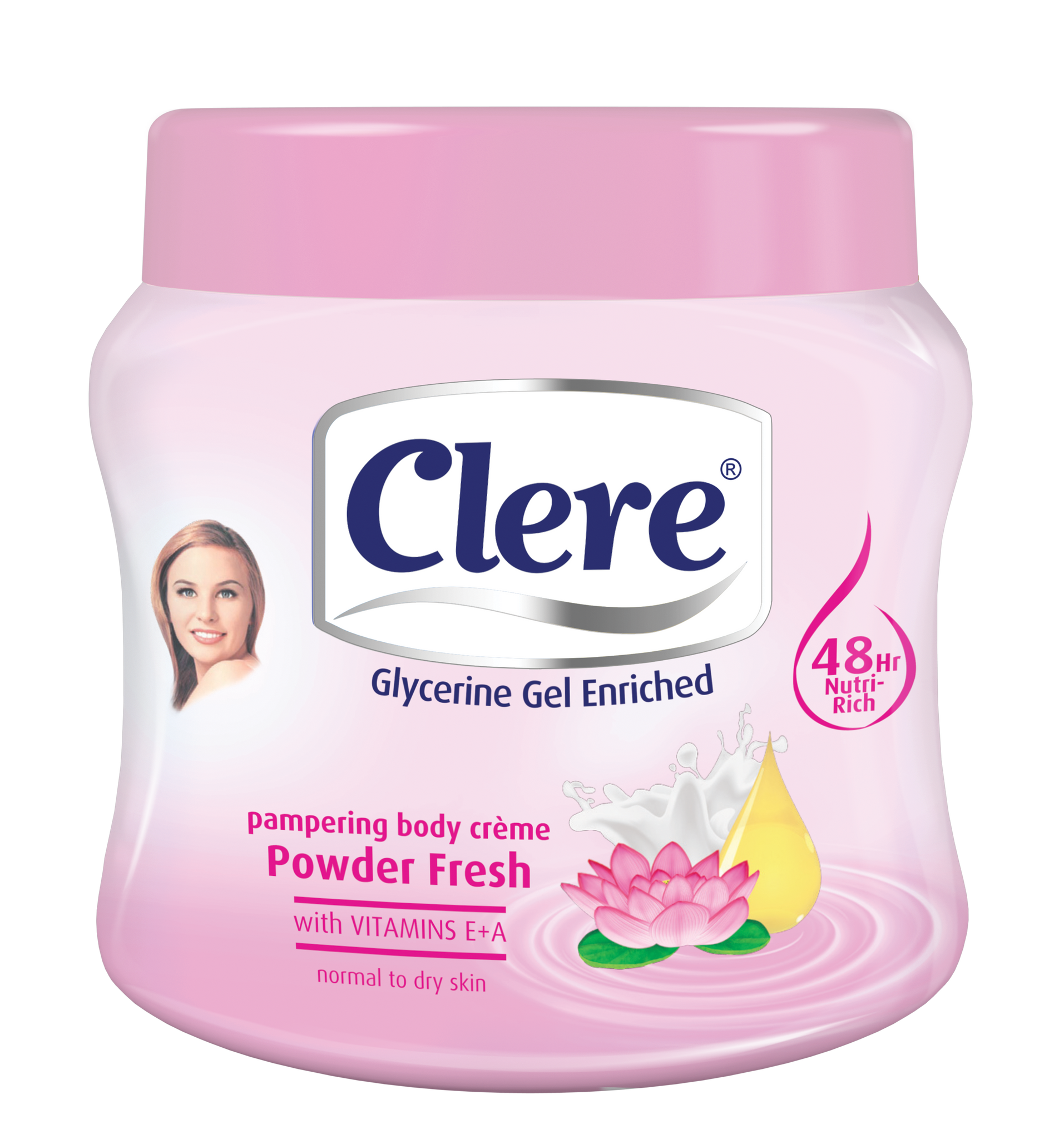 Clere Body Crème - Powder Fresh 300ml