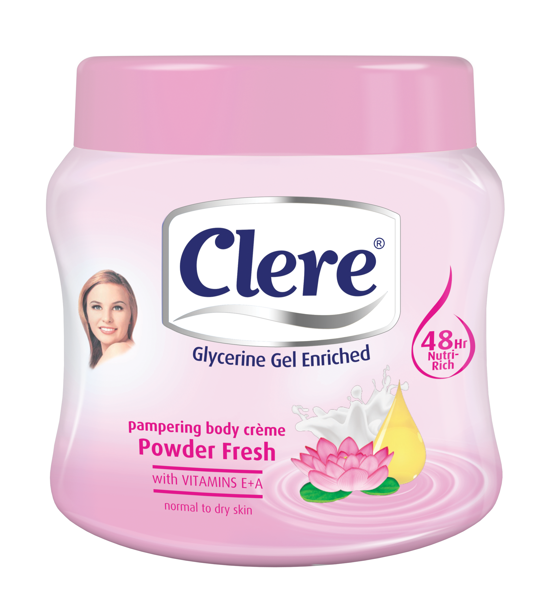 Clere Body Crème - Powder Fresh 300ml 24-Pack