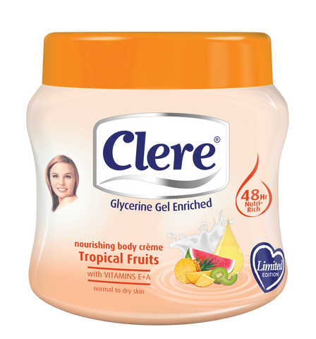 Clere Body Crème - Tropical Fruit 500ml