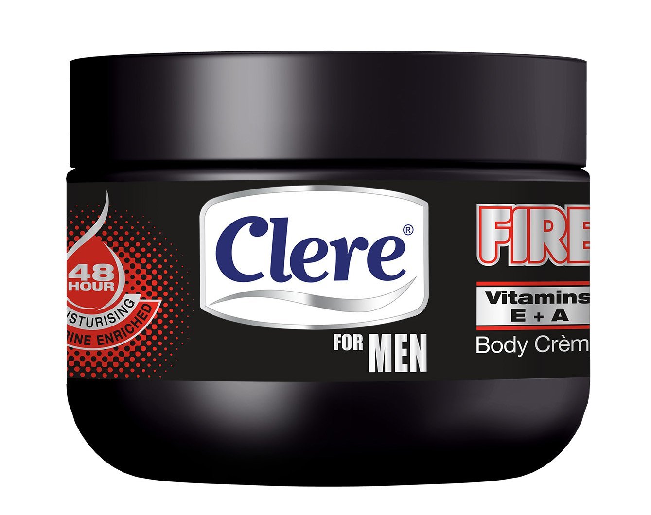 Clere For Men Body Crème - FIRE - 250ml 24-Pack