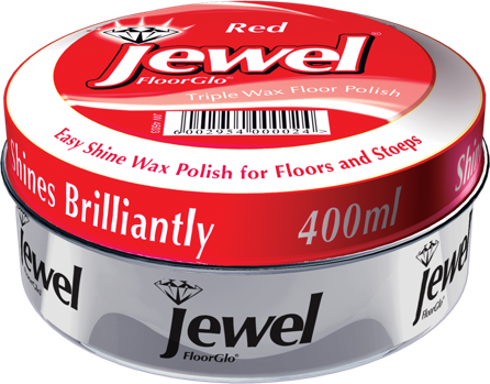 Jewel Floor Polish - Red - 400ml 24-Pack