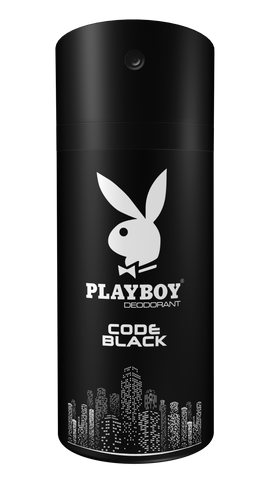 Playboy Code Black - Deodorant - 150ml 36-Pack