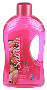 Satiskin Bubble Bath - Wild Rose - 2 litre 6-Pack