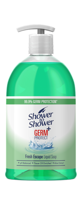 Shower to Shower hand wash germ protection