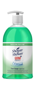 Shower to Shower hand wash germ protection